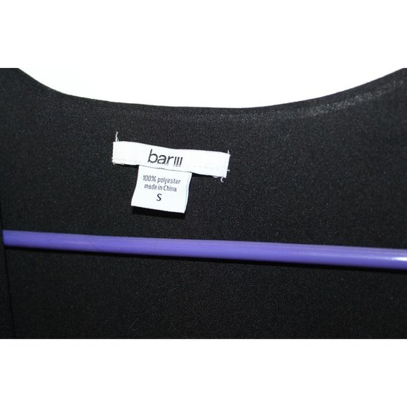 Bar III Floral Abstract Belted Ruffle Design 3/4 Sleeve Women's Dress Size Small - Picture 14 of 14